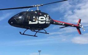 Eerste (demo) Bell 505 vliegt rond in Belgie Eerste (demo) Bell 505 vliegt rond in Belgie