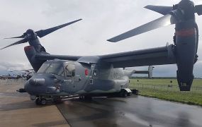 MV-22 Osprey's vliegen 8.760 km ver, een record MV-22 Osprey's vliegen 8.760 km ver, een record