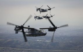 Meeste Amerikaanse Osprey's vliegen terug na upgrade van gearbox Meeste Amerikaanse Osprey's vliegen terug na upgrade van gearbox