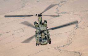 Eerste vlucht voor NL-helikopter detachement Irak Eerste vlucht voor NL-helikopter detachement Irak