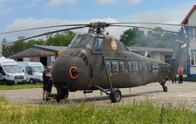 Sikorsky S58 van Sabena wordt door Red Bull herbouwd